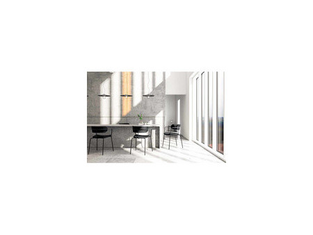 PAPERFLOW Chaise visiteur BISTRO, set de 2, noir