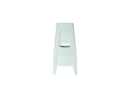 PAPERFLOW Tabouret BELLINI, set de 2, hauteur: 685 mm, blanc