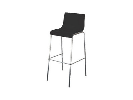 PAPERFLOW Chaise de bar HARPER, set de 2, blanc