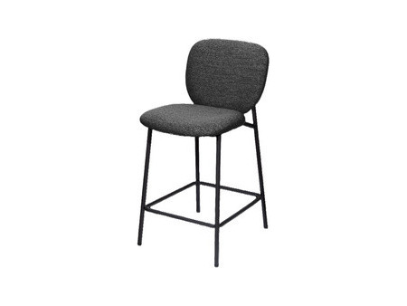 PAPERFLOW Chaise de bar TWIST, set de 2, anthracite