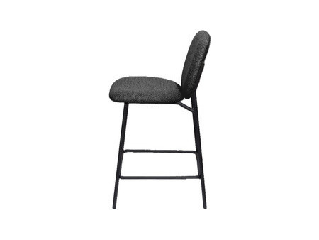 PAPERFLOW Chaise de bar TWIST, set de 2, anthracite