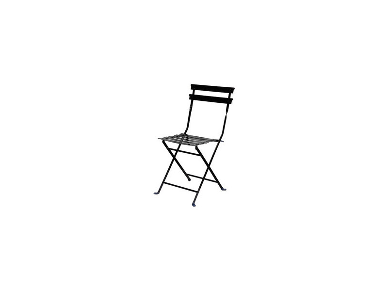PAPERFLOW Chaise pliante d'extérieur EDEN, set de 2, noir