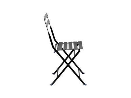 PAPERFLOW Chaise pliante d'extérieur EDEN, set de 2, blanc