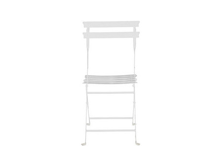 PAPERFLOW Chaise pliante d'extérieur EDEN, set de 2, blanc