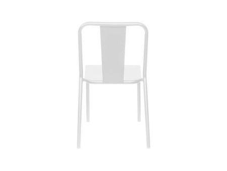 PAPERFLOW Chaise visiteur d'extérieur ARTY, set de 2, noir