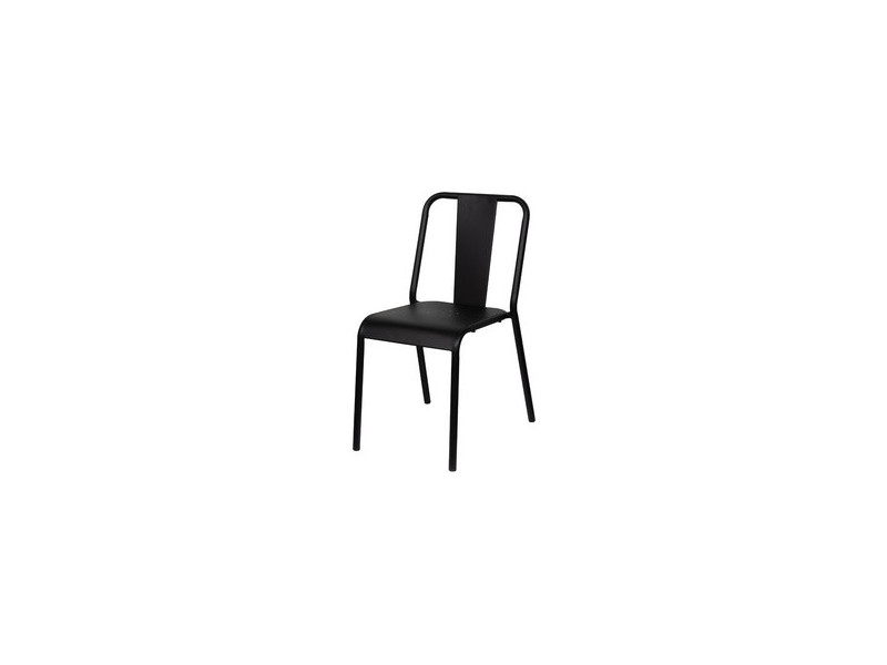 PAPERFLOW Chaise visiteur d'extérieur ARTY, set de 2, blanc