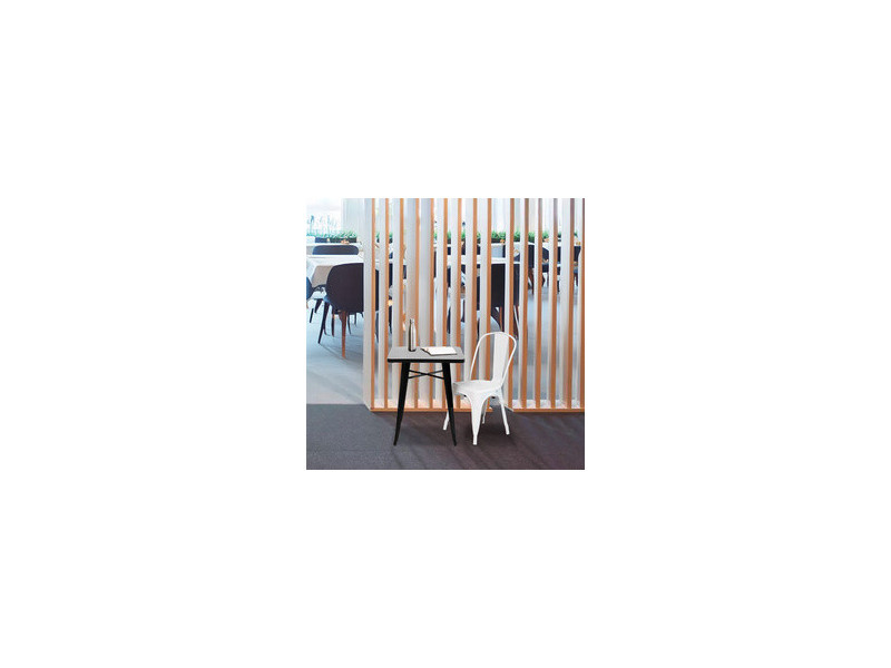 PAPERFLOW Chaise visiteur d'extérieur URBAN, set de 2, blanc
