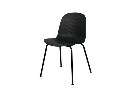 PAPERFLOW Chaise visiteur VERTIGO, set de 2, noir