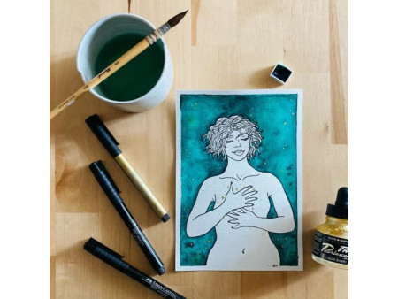 CANSON Album papier aquarelle 'Montval', 210 x 297 mm, 300 g