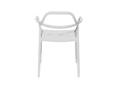 PAPERFLOW Chaise visiteur d'extérieur NOVA, set de 2, noir