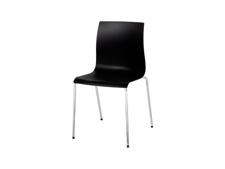 PAPERFLOW Chaise visiteur ARKO, set de 2, blanc