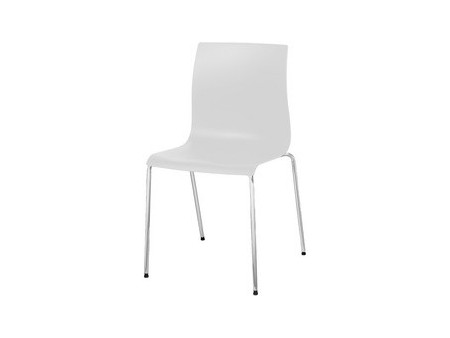 PAPERFLOW Chaise visiteur ARKO, set de 2, blanc