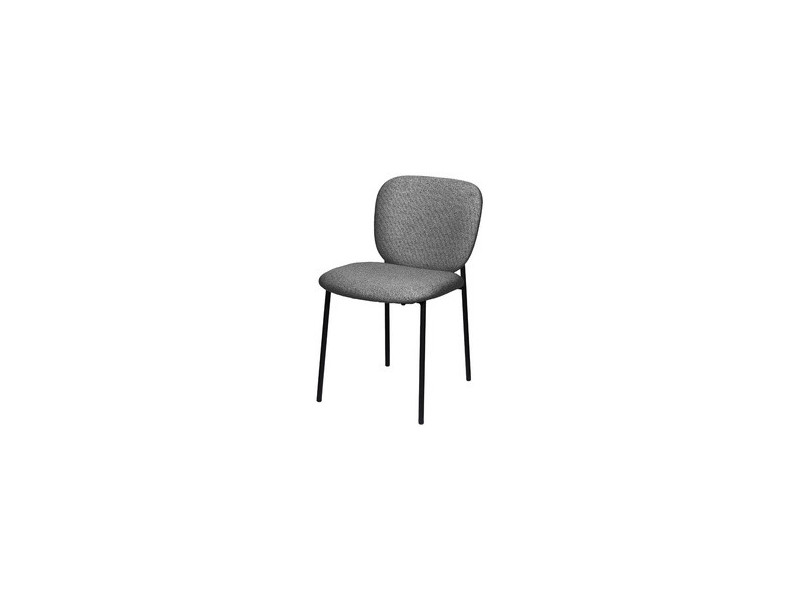 PAPERFLOW Chaise visiteur TWIST set de 2, gris