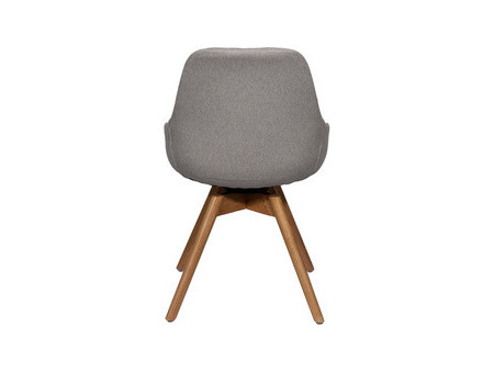 PAPERFLOW Chaise visiteur JUNO, set de 2, gris