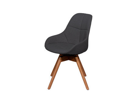 PAPERFLOW Chaise visiteur JUNO, set de 2, gris