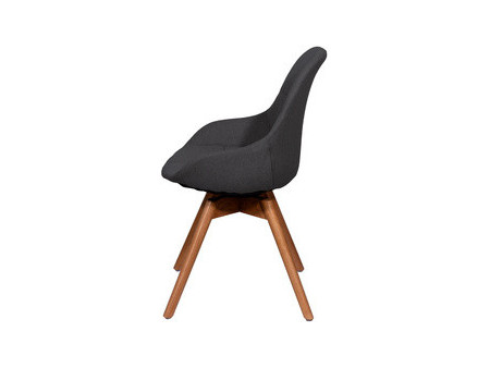 PAPERFLOW Chaise visiteur JUNO, set de 2, gris