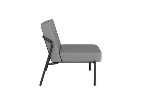 PAPERFLOW Fauteuil visiteur MEDSO KLASSIK S tissu anthracite