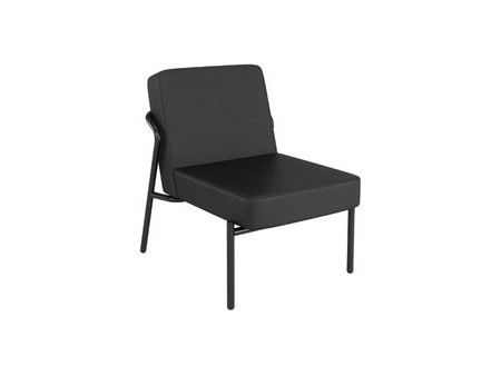 PAPERFLOW Fauteuil visiteur MEDSO KLASSIK S simili-cuir noir