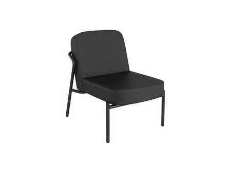 PAPERFLOW Fauteuil visiteur MEDSO RUND S, simili-cuir, gris