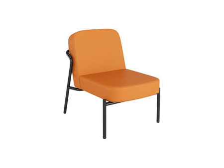 PAPERFLOW Fauteuil visiteur MEDSO RUND S, simili-cuir, crème