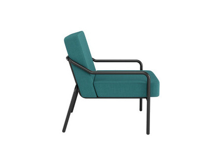 PAPERFLOW Fauteuil visiteur MEDSO KLASSIK M, tissu, bleu