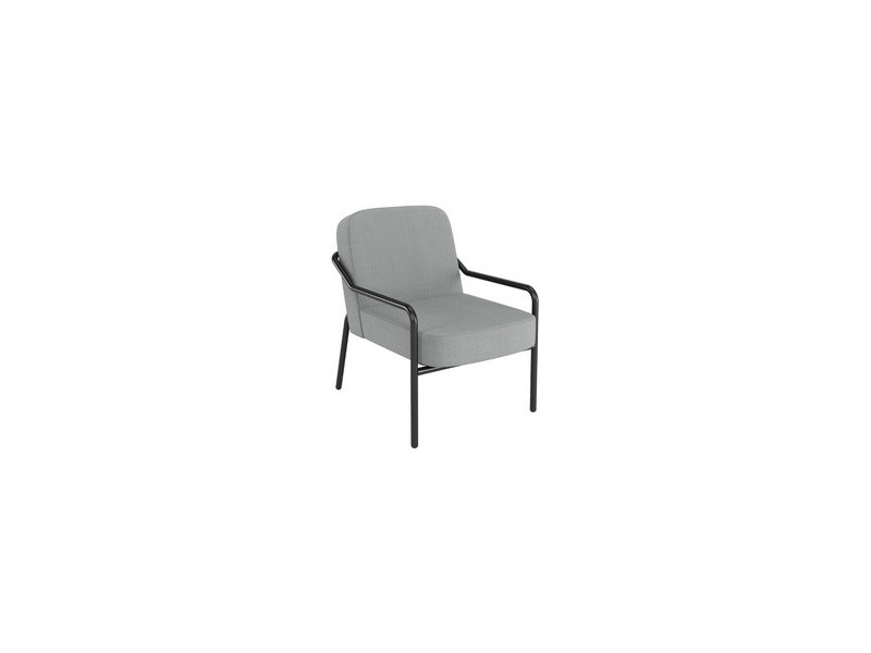 PAPERFLOW Fauteuil visiteur MEDSO RUND M, tissu, gris
