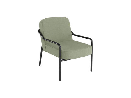 PAPERFLOW Fauteuil visiteur MEDSO RUND M, tissu, jaune