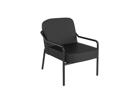 PAPERFLOW Fauteuil visiteur MEDSO RUND M, simili-cuir, crème
