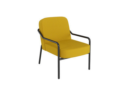PAPERFLOW Fauteuil visiteur d'extérieur MEDSO RUND M, vert