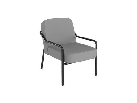 PAPERFLOW Fauteuil visiteur d'extérieur MEDSO RUND M, vert