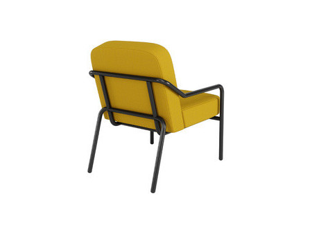 PAPERFLOW Fauteuil visiteur d'extérieur MEDSO RUND M, gris