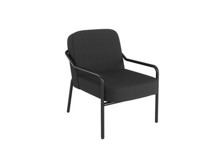 PAPERFLOW Fauteuil visiteur d'extérieur MEDSO RUND M, gris