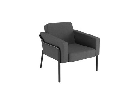 PAPERFLOW Fauteuil visiteur MEDSO KLASSIK L, tissu, bleu