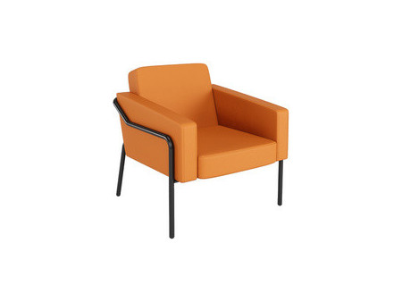 PAPERFLOW Fauteuil visiteur MEDSO KLASSIK L, simili-cuir