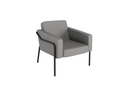 PAPERFLOW Fauteuil visiteur MEDSO KLASSIK L, simili-cuir