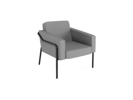 PAPERFLOW Fauteuil visiteur d'extérieur MEDSO KLASSIK L