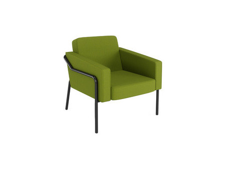 PAPERFLOW Fauteuil visiteur d'extérieur MEDSO KLASSIK L vert