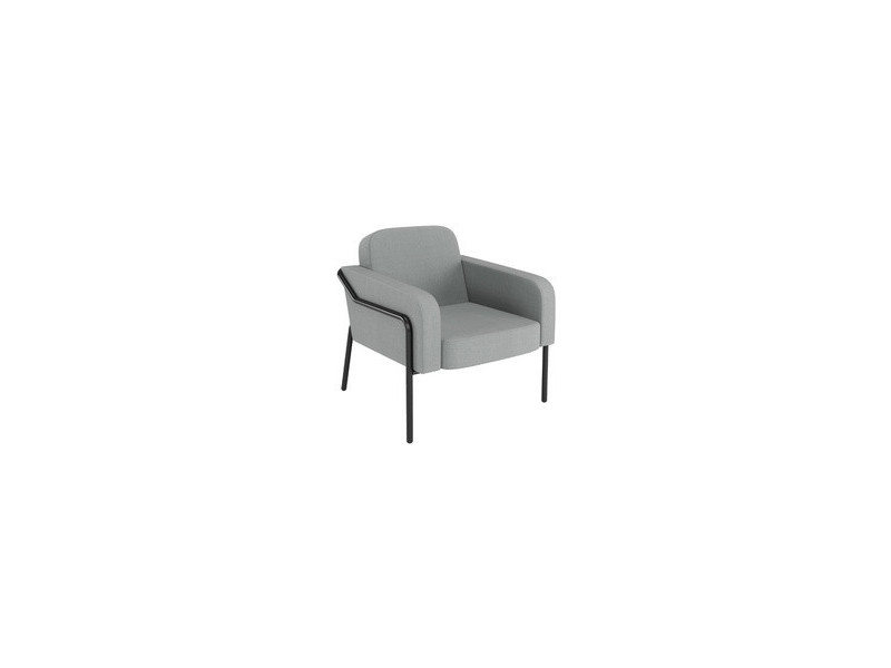 PAPERFLOW Fauteuil visiteur MEDSO RUND L, tissu, jaune
