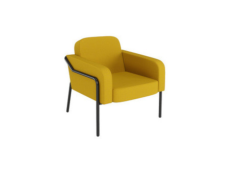 PAPERFLOW Fauteuil visiteur d'extérieur MEDSO RUND L