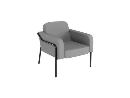 PAPERFLOW Fauteuil visiteur d'extérieur MEDSO RUND L