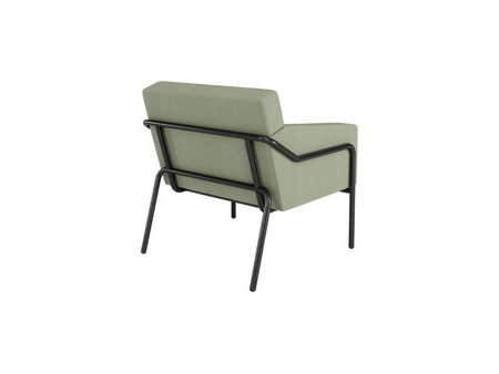 PAPERFLOW Fauteuil visiteur MEDSO T L, tissu, bleu
