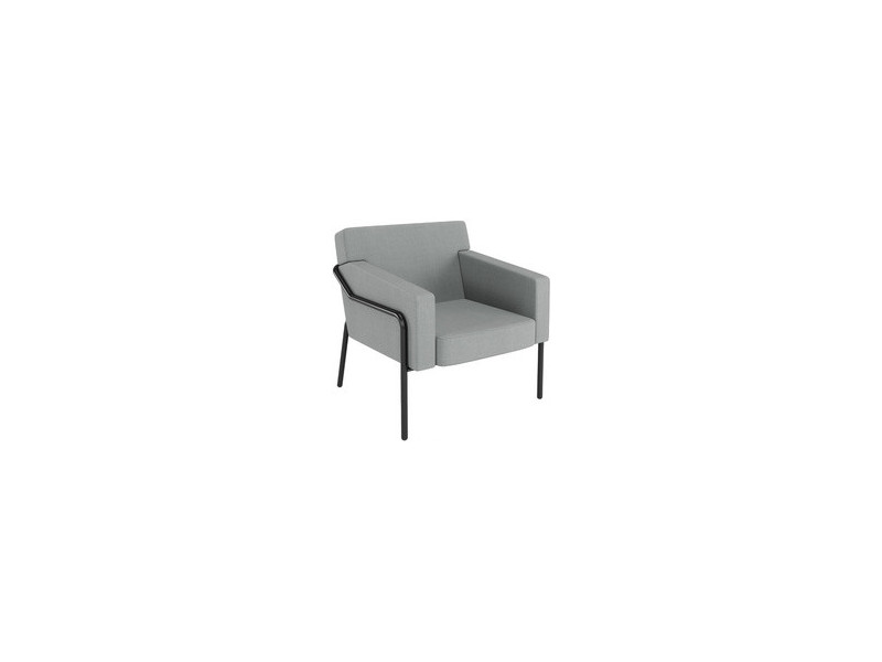 PAPERFLOW Fauteuil visiteur MEDSO T L, tissu, vert