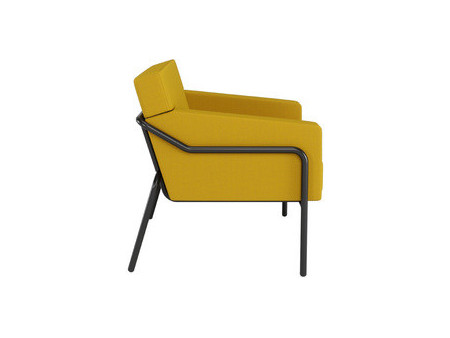 PAPERFLOW Fauteuil visiteur d'extérieur MEDSO T L, bleu