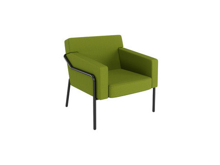 PAPERFLOW Fauteuil visiteur d'extérieur MEDSO T L, gris