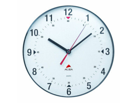 ALBA Horloge murale HORCLAS, montre à quartz, noir