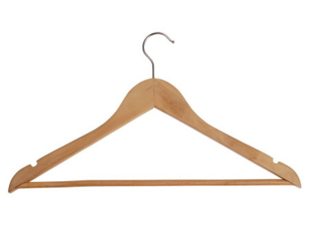 ALBA Cintre en bois, avec barre, set de 25