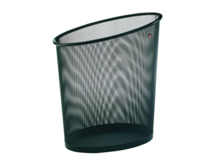 ALBA Corbeille à papier 'MESHCORB', fil d'acier, 18 L, noir