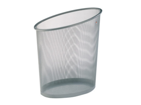 ALBA Corbeille à papier 'MESHCORB', fil d'acier, 18 L, gris