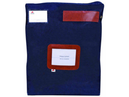 ALBA Sac navette 'POCSOUGMB' avec soufflet, polyester, bleu