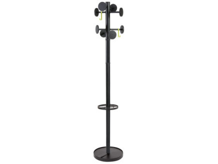 ALBA Portemanteau 'STAN3', 8 patères, noir